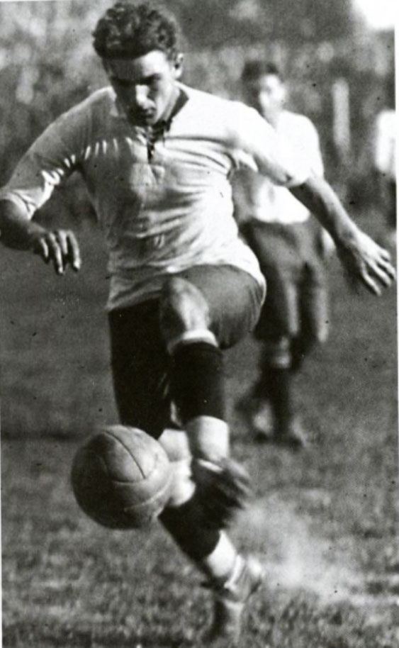 Copa América 1929 Álvaro Gestido, defensor uruguaio. Logo campeão do